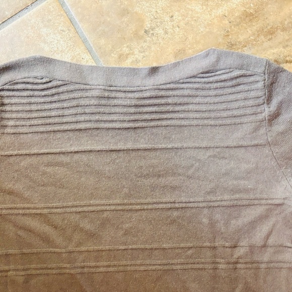 Chico’s Long Sleeve Brown Sweater Size 1 NWOT - Picture 9 of 11